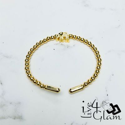Stainless Steel Ball Link w Elephant Bangle
