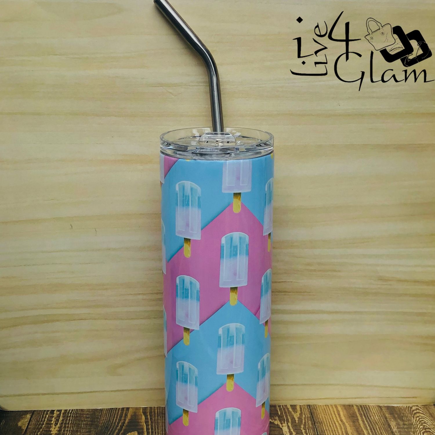 Tumbler w Straw Lolly 20oz