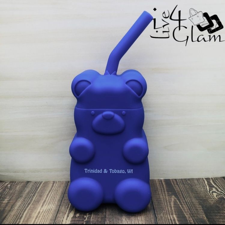Trinidad and Tobago Silicone Bear Cup Purple 14oz