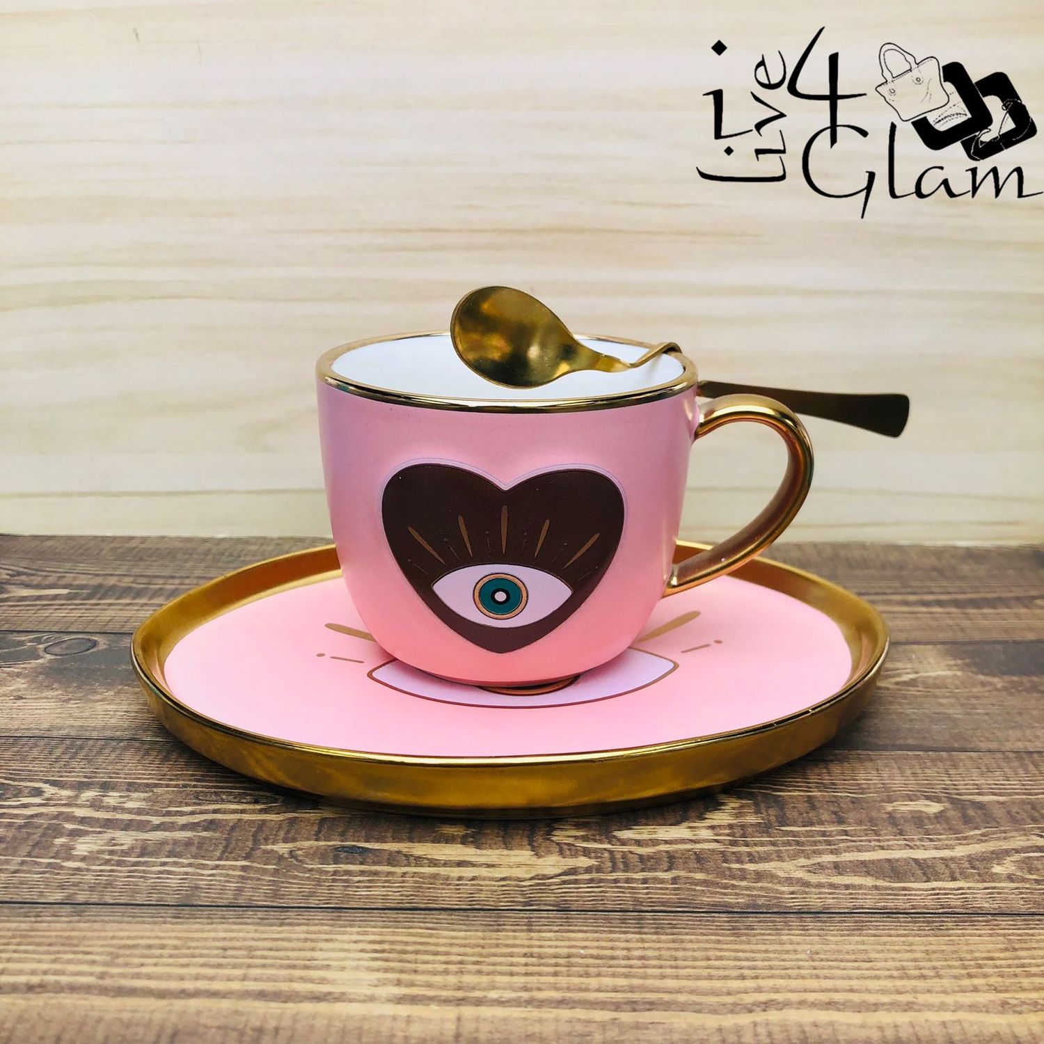 Evil Eye Tea Set Pink