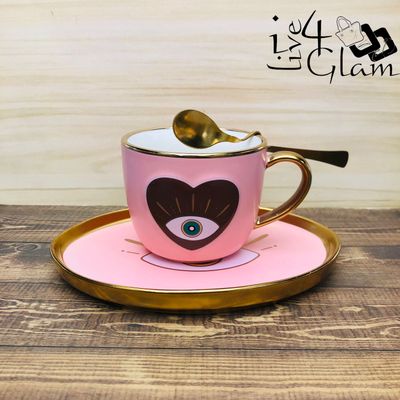 Evil Eye Tea Set Pink