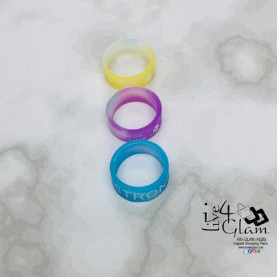 Three Pack Silicone Size 7 Ring S2