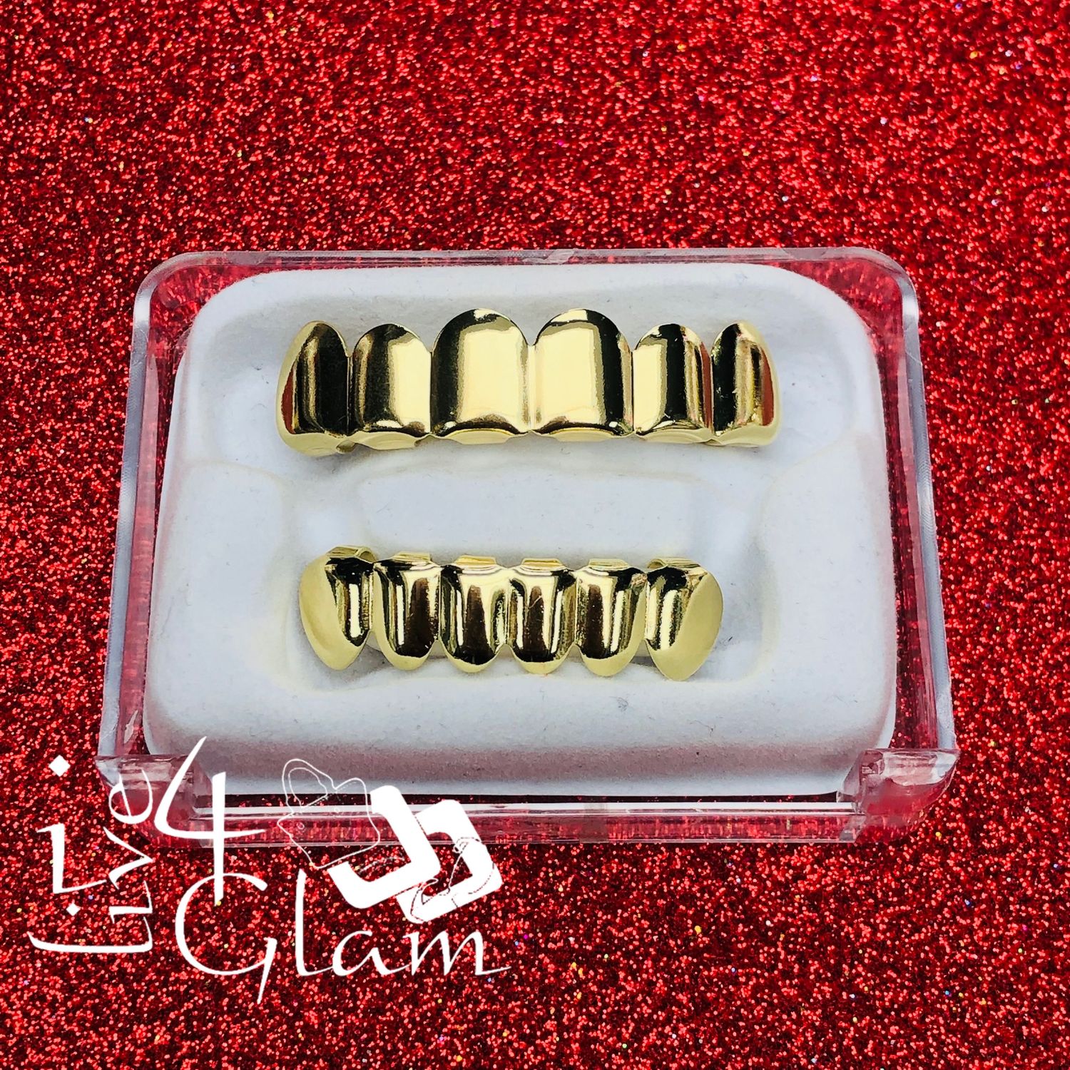 Gold Grillz Top and Bottom Set