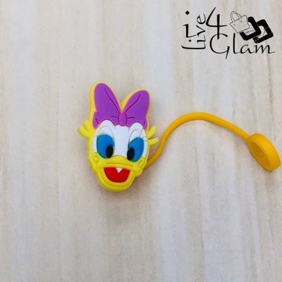 Yellow Silicone Straw Cover