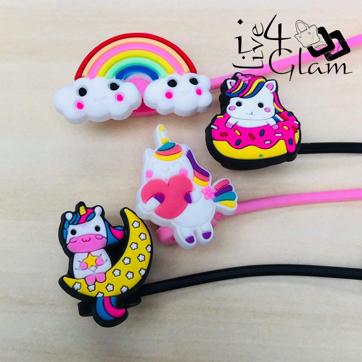 Cute Large Silicone Straw Cover