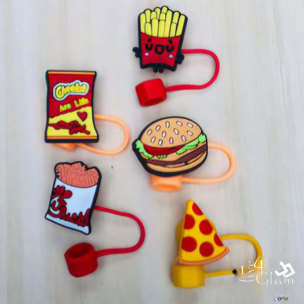 Large Food Silicone Straw Cover