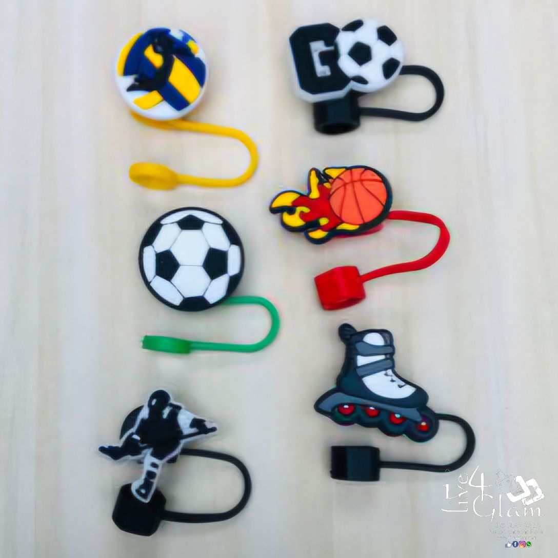 Large Sport Silicone Straw Cover