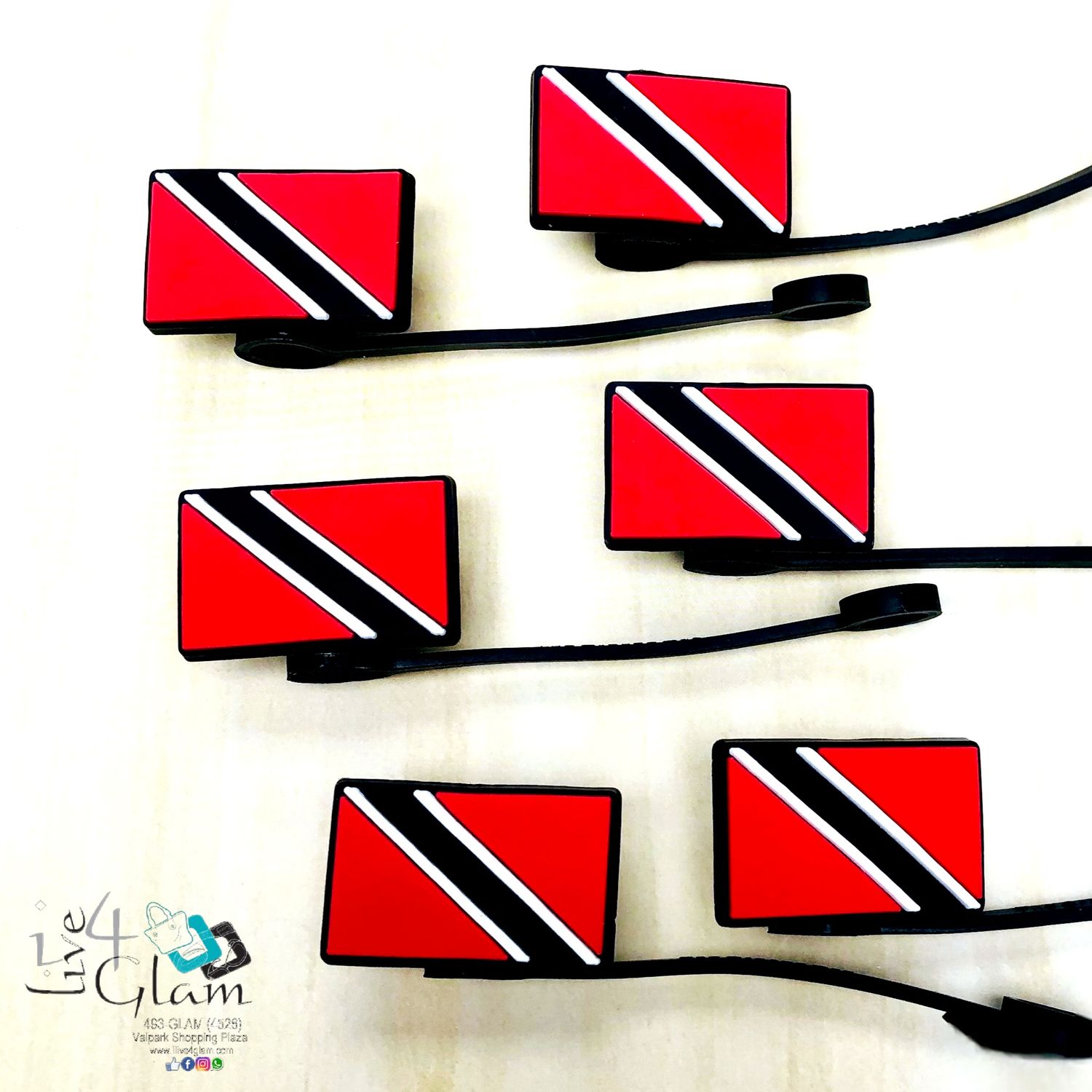 Trinidad &amp; Tobago Straw Cover Bundle of 6