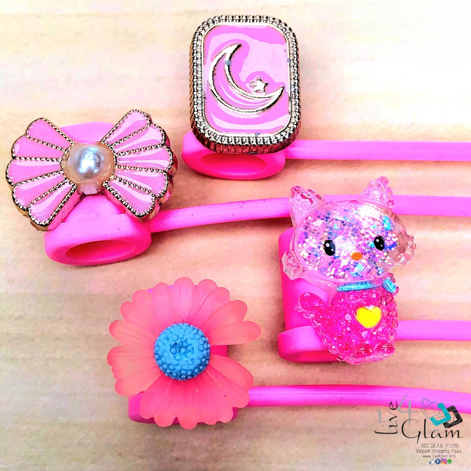 Large 3D Silicone Straw Cover