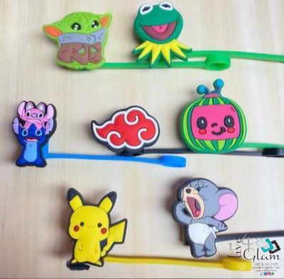 Cartoon Character Straw Cover
