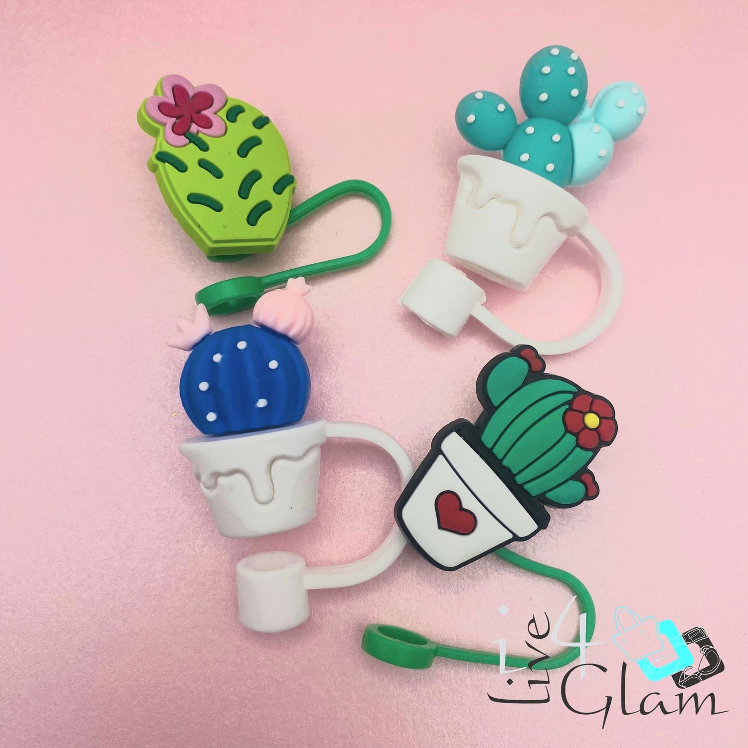 Silicone Cactus Straw Cover