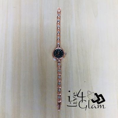 Rose Gold Women's Watch Heart Band
