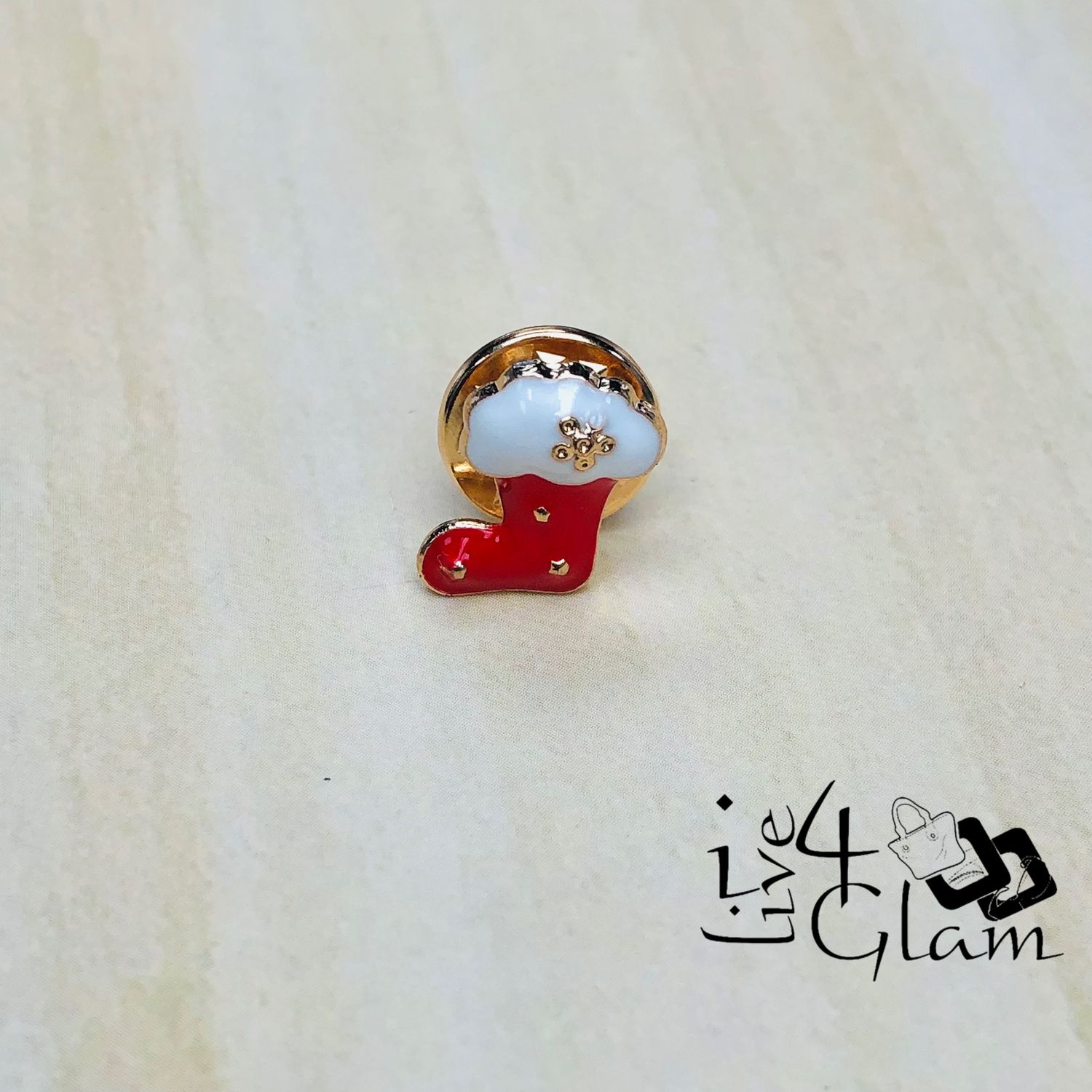 Christmas Broach Stocking