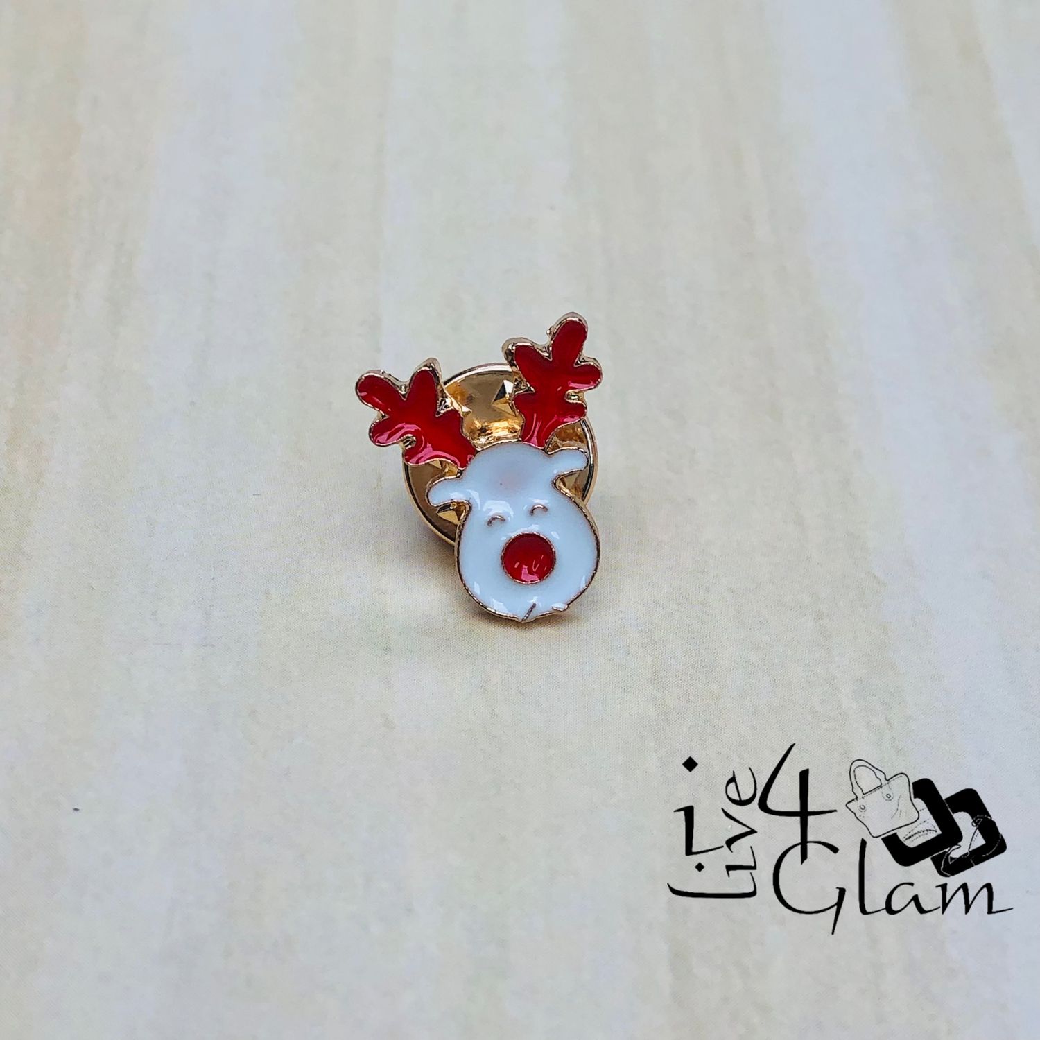 Christmas Broach Reindeer