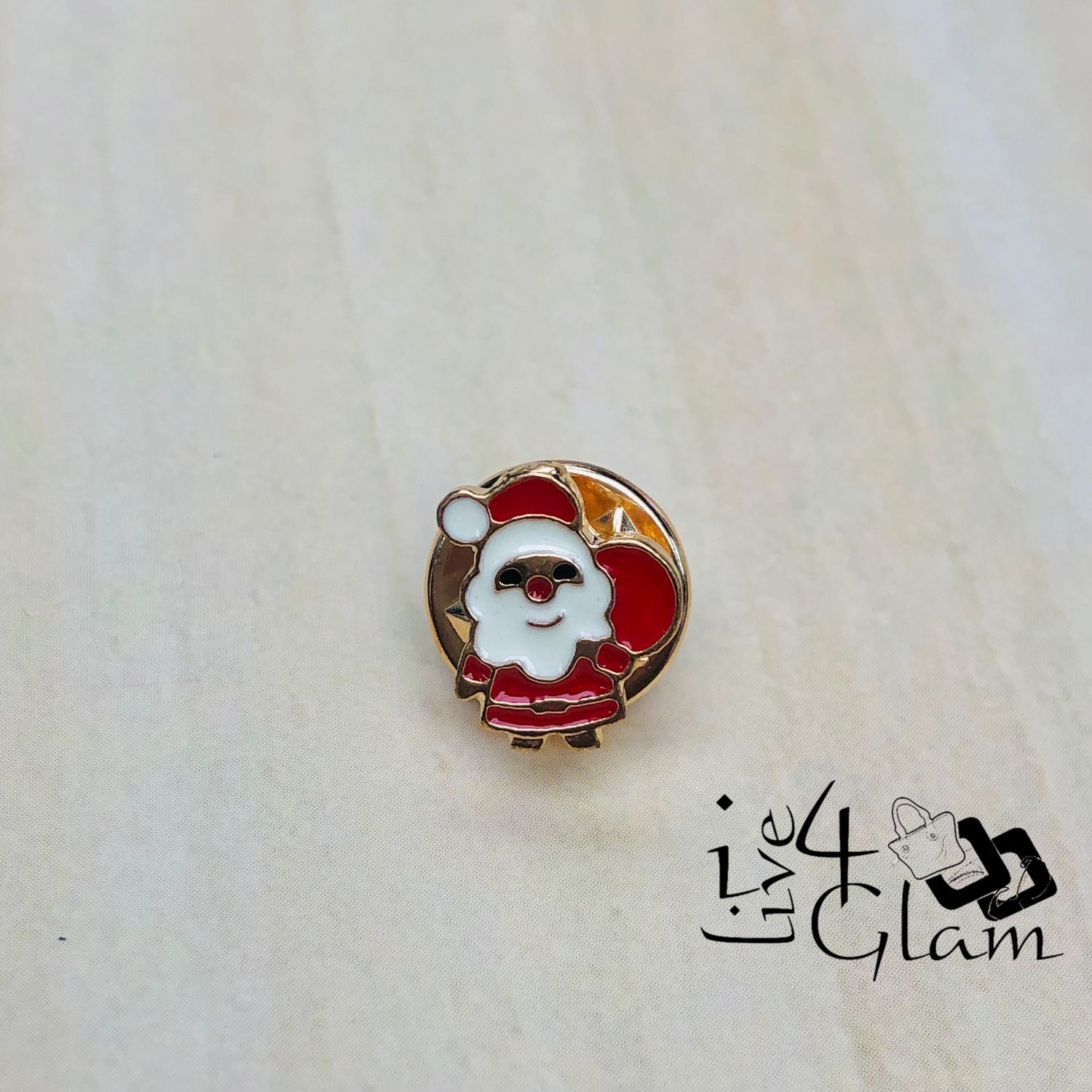 Christmas Broach Santa
