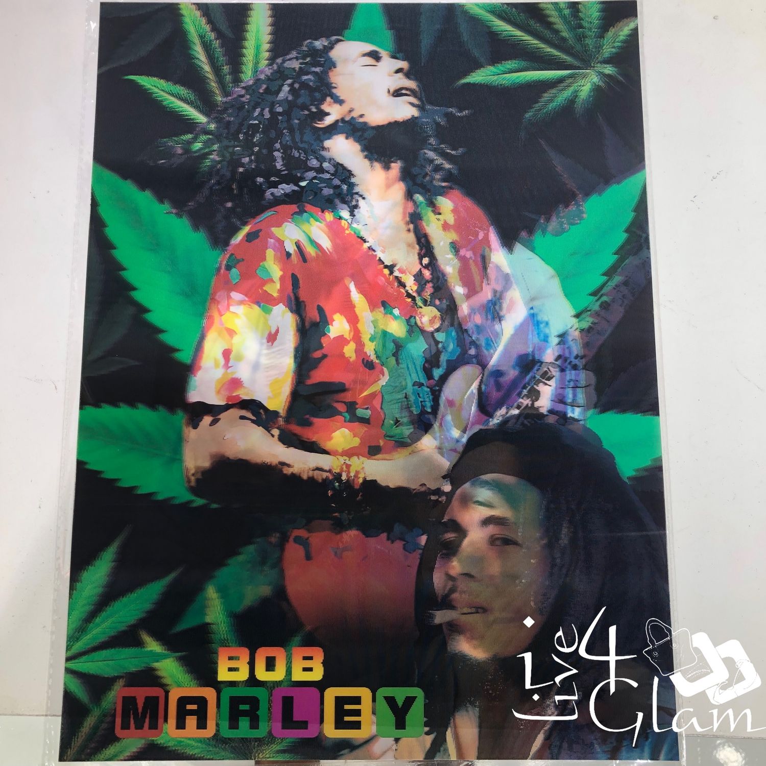 3D Holographic Poster Bob Marley Style 1