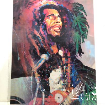 3D Holographic Poster Bob Marley Style 3