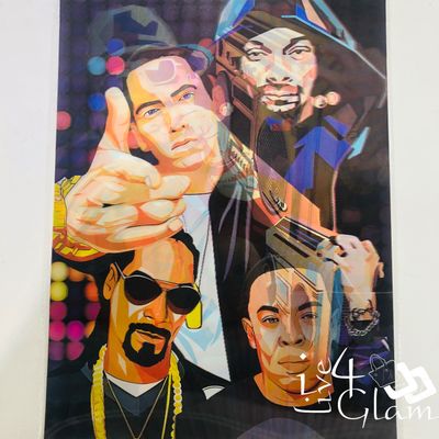3D Holographic Poster Eminem/Snoop Dog