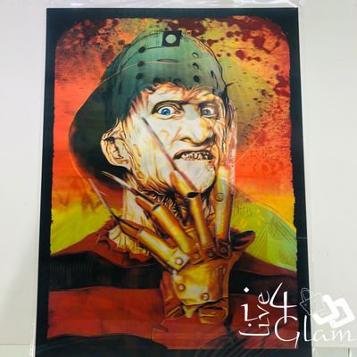 3D Holographic Poster Freddy Krueger