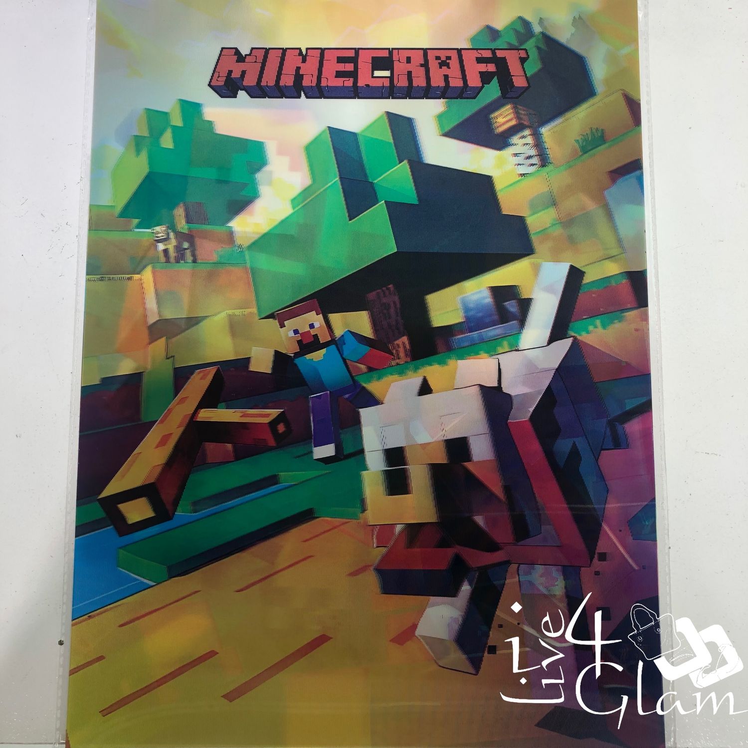 3D Holographic Poster Minecraft