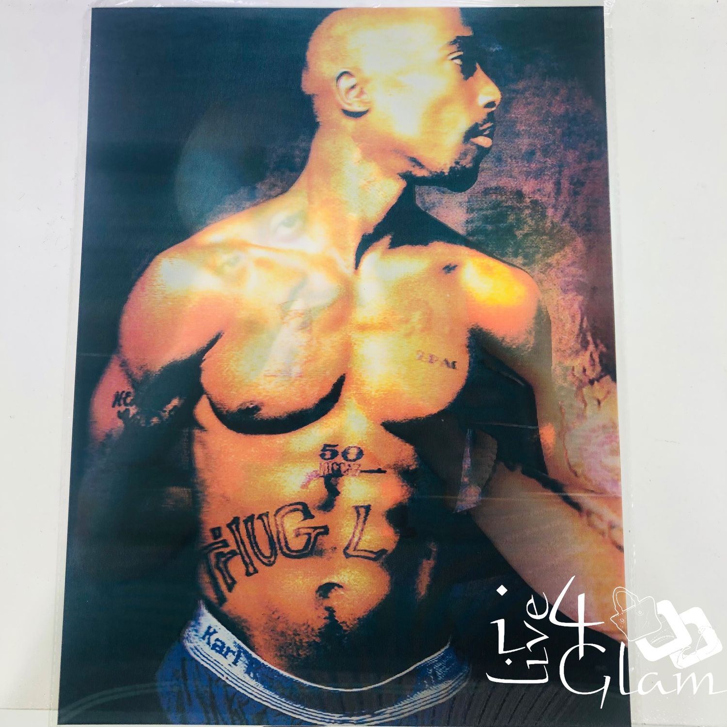 3D Holographic Poster Tupac