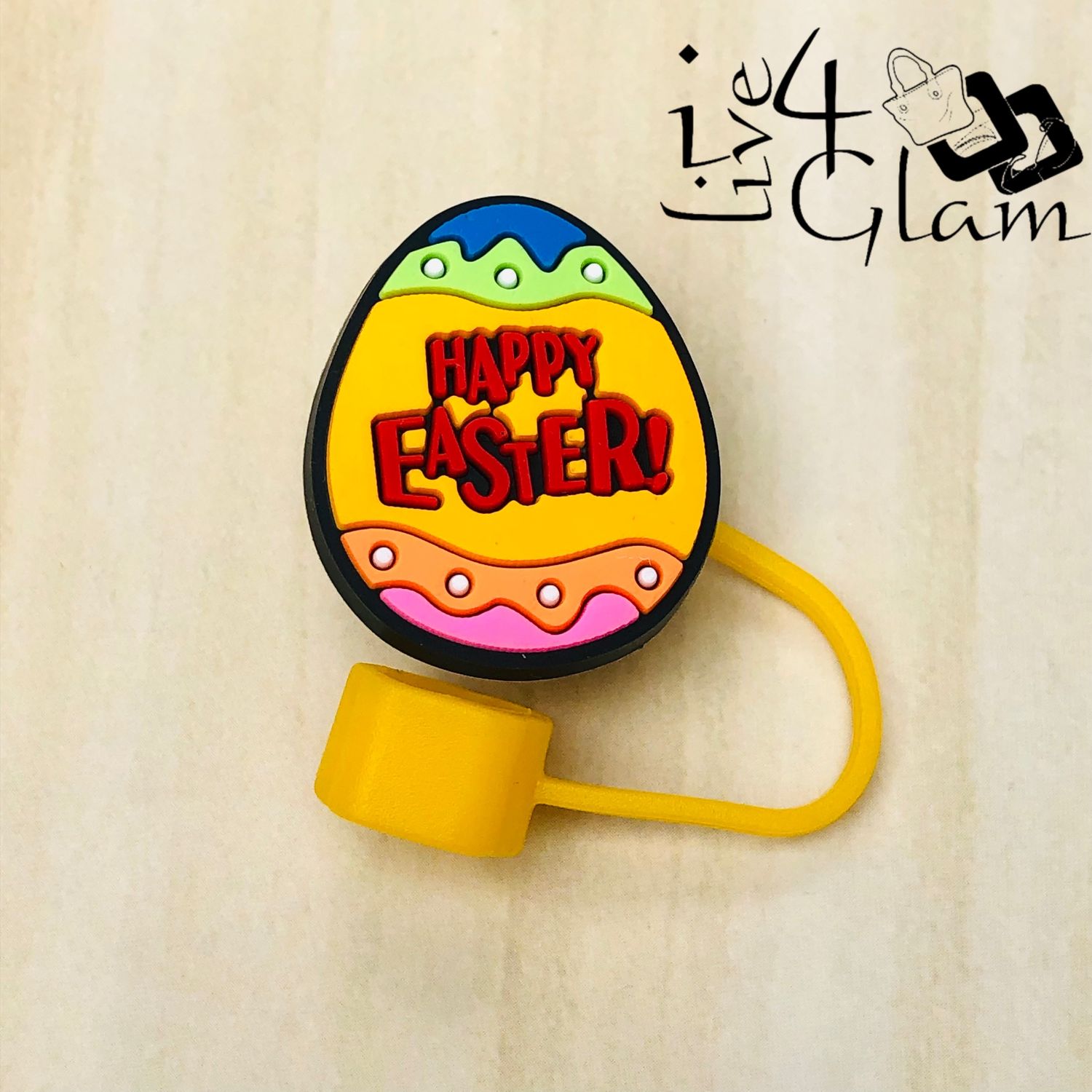  Large Easter Egg Straw Cover, Style: Style 1