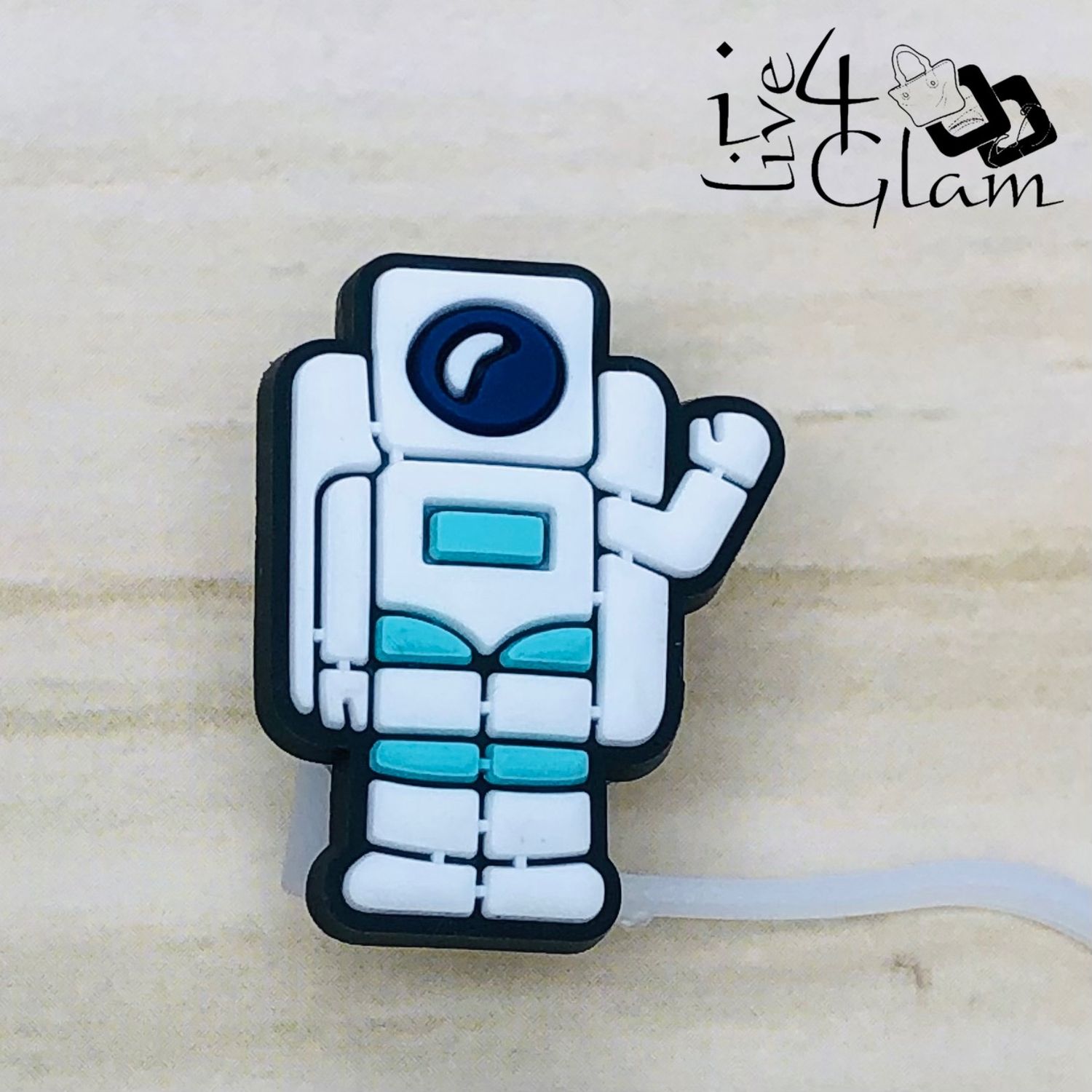 Astronaut Silicone Straw Cover Multicolour