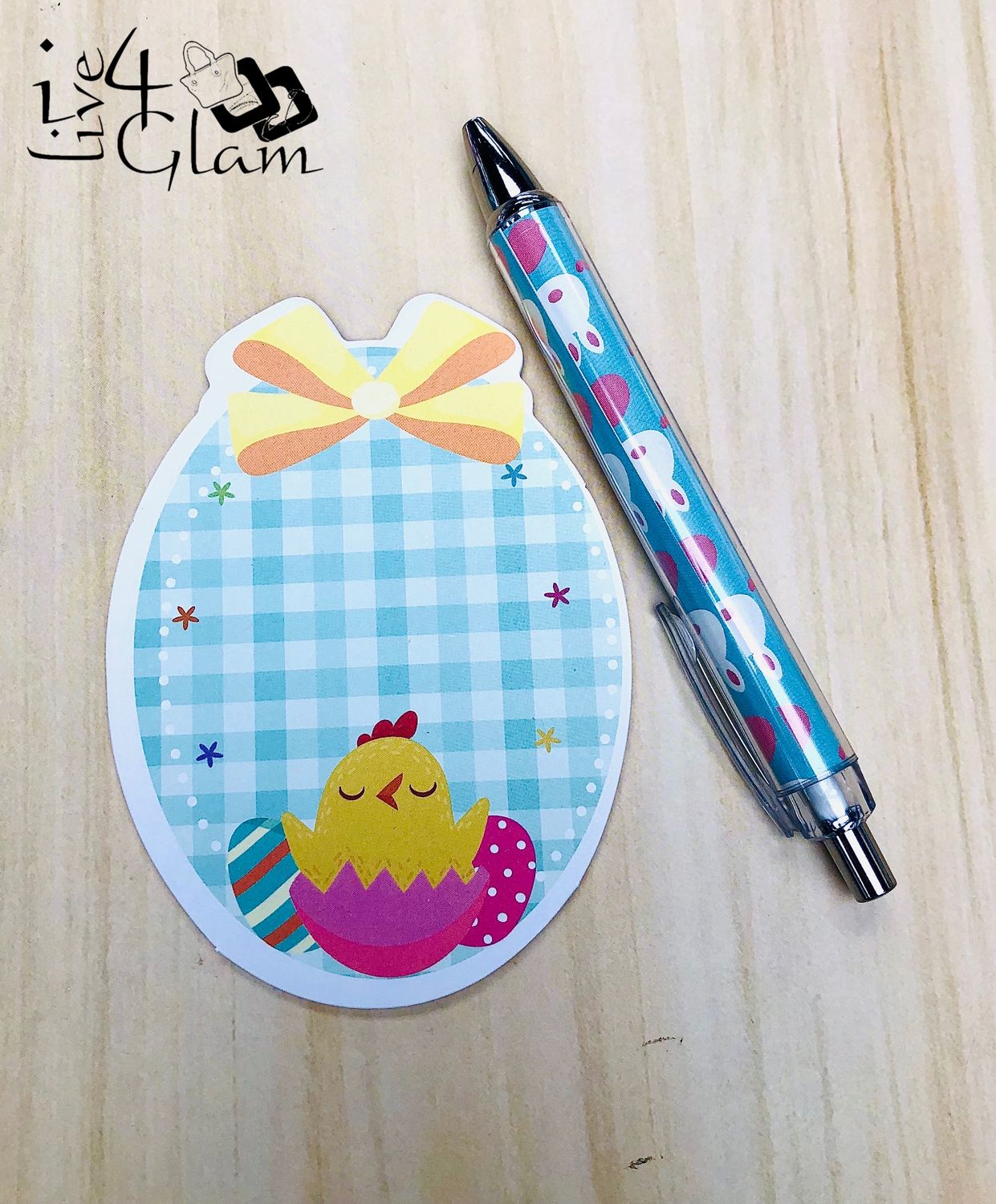 Easter Sticky Note &amp; Pen Set Egg, Style: Style 1