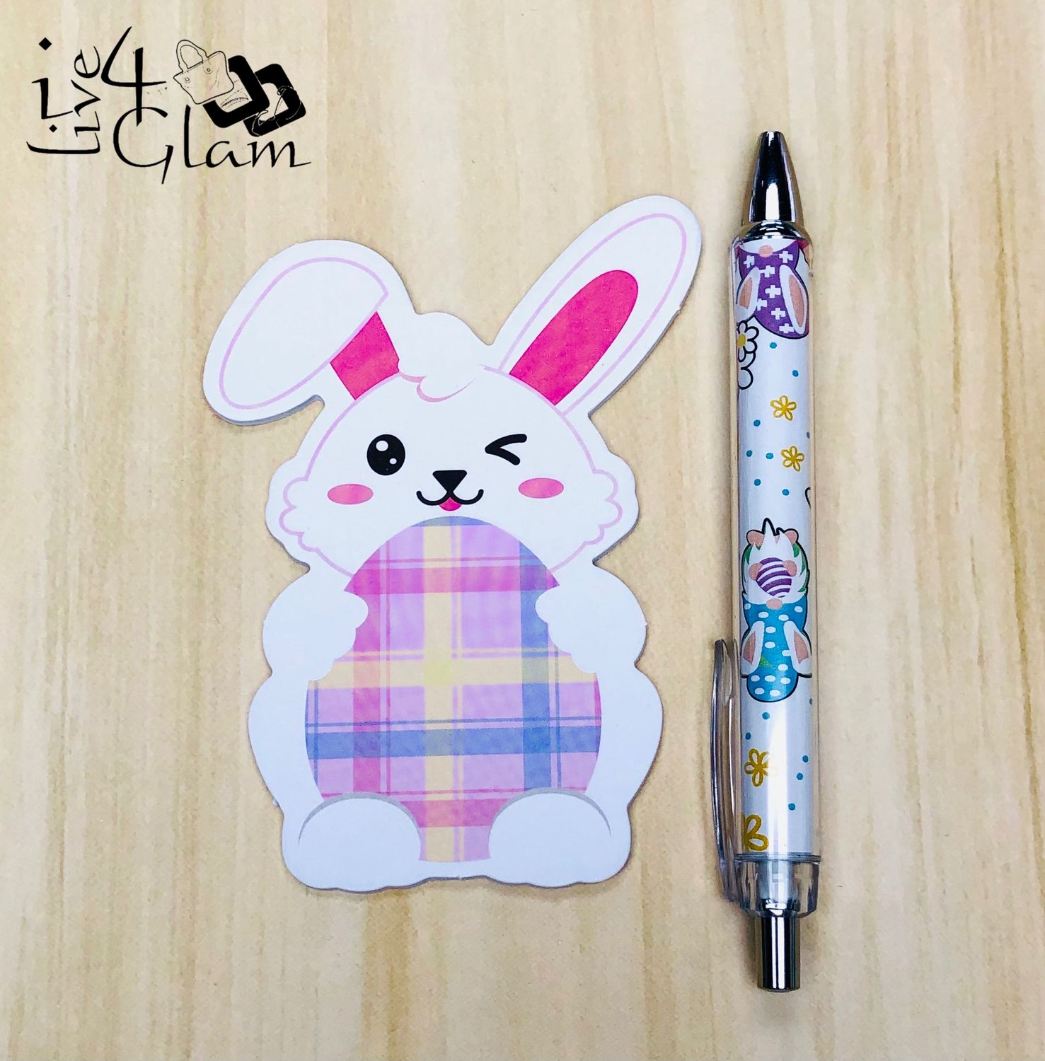 Easter Sticky Note &amp; Pen Set Bunny, Style: Style 1