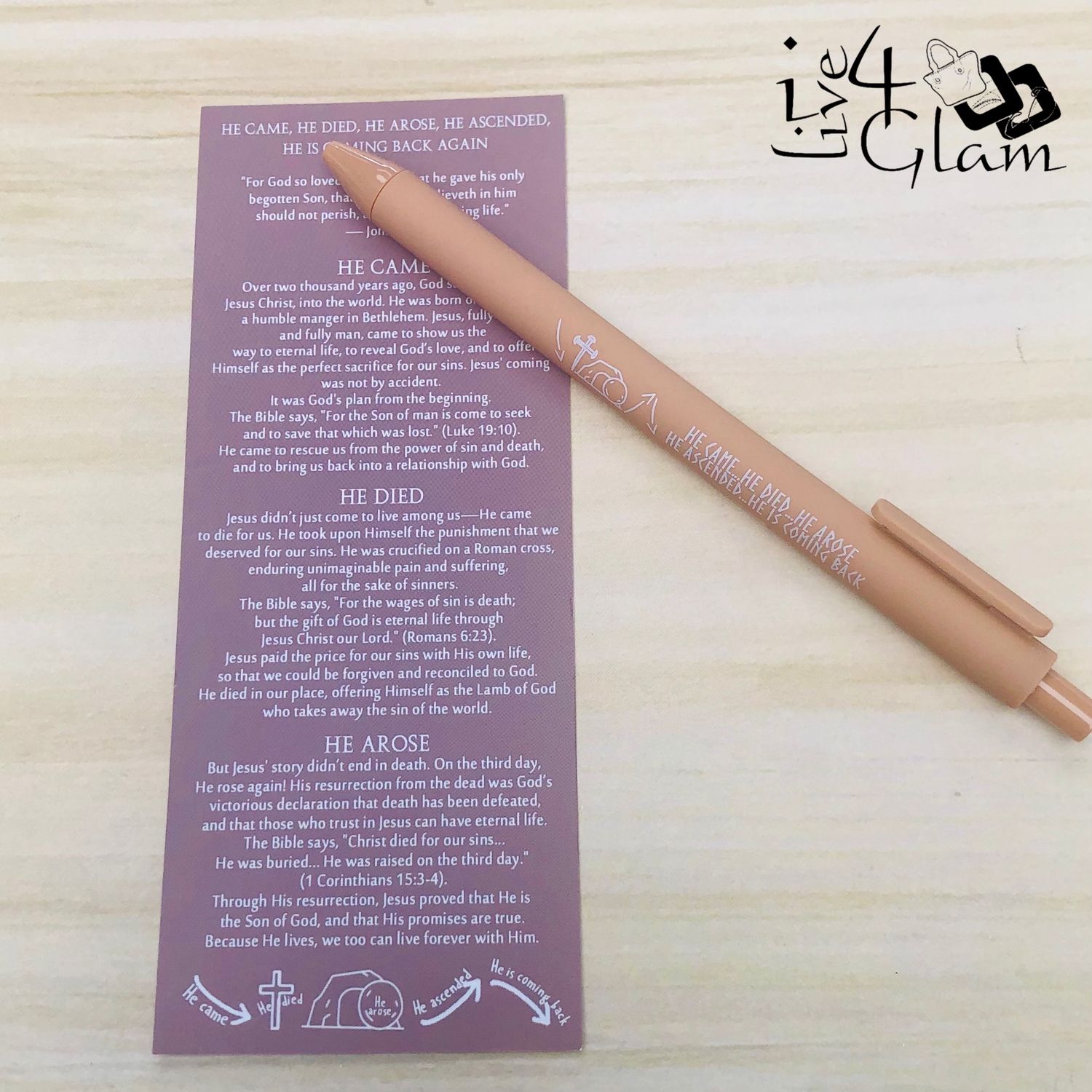 Religious Pen and Bookmark Set, Style: Style 5