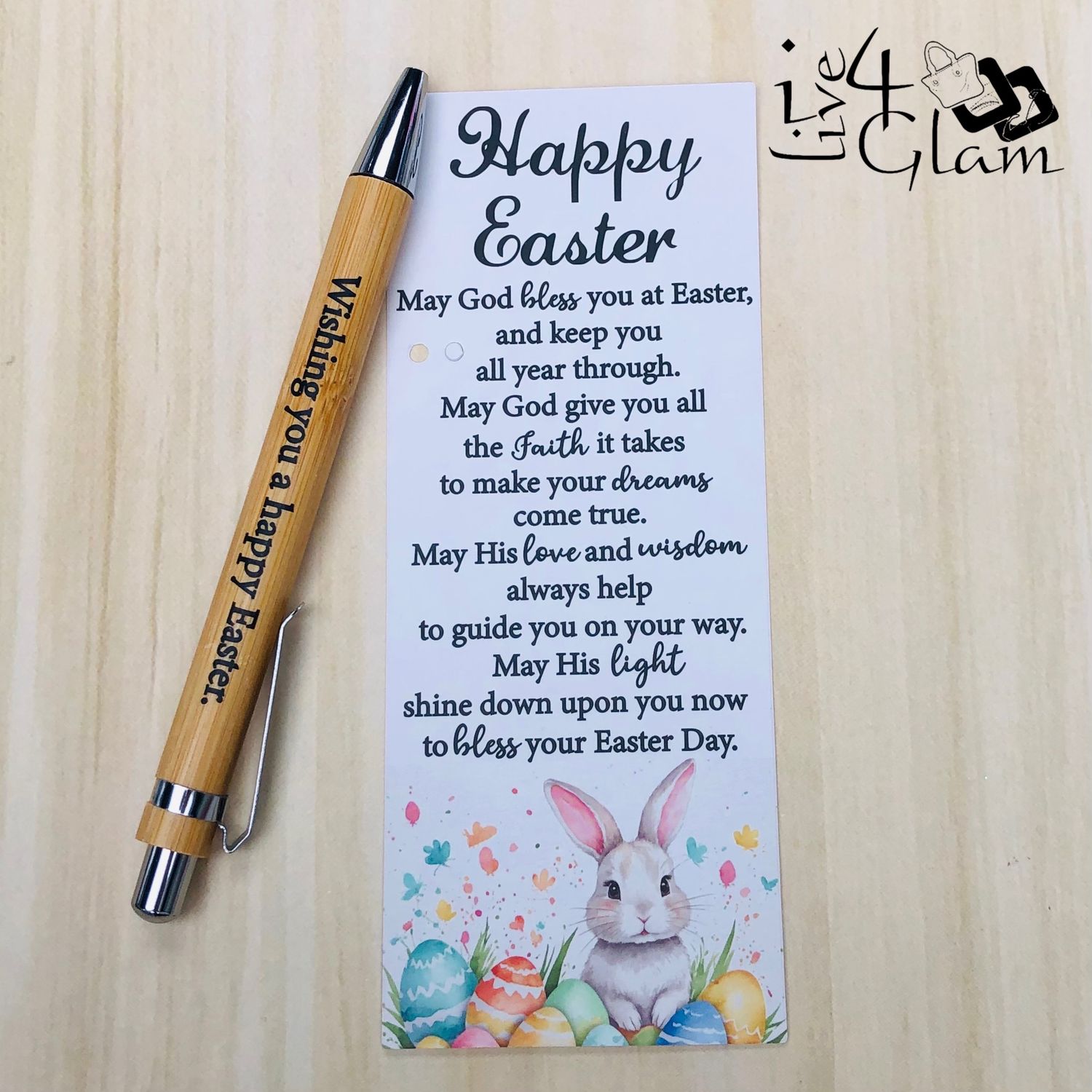 Easter Bookmark and Pen Set