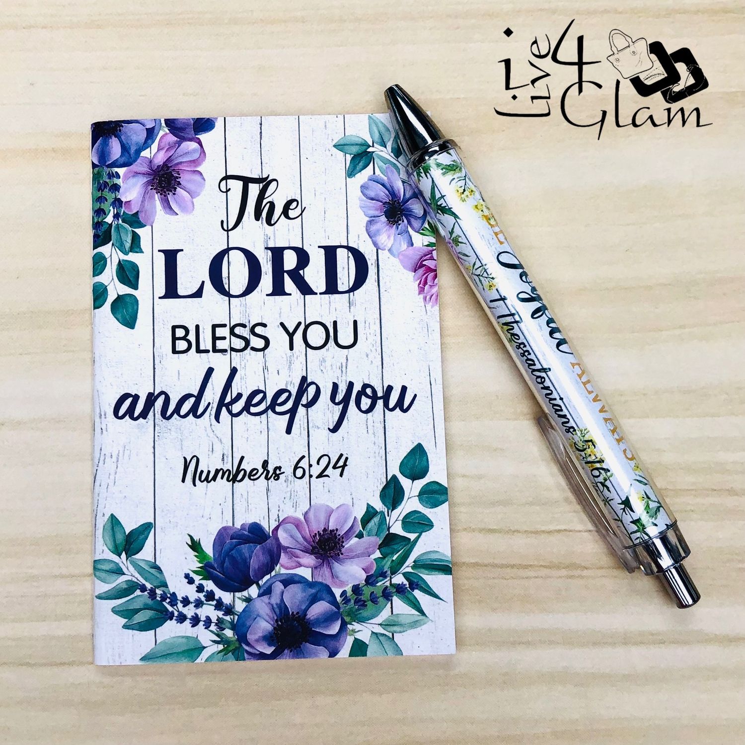 Inspirational Bible Notebook &amp; Pen Set, Style: Style 1