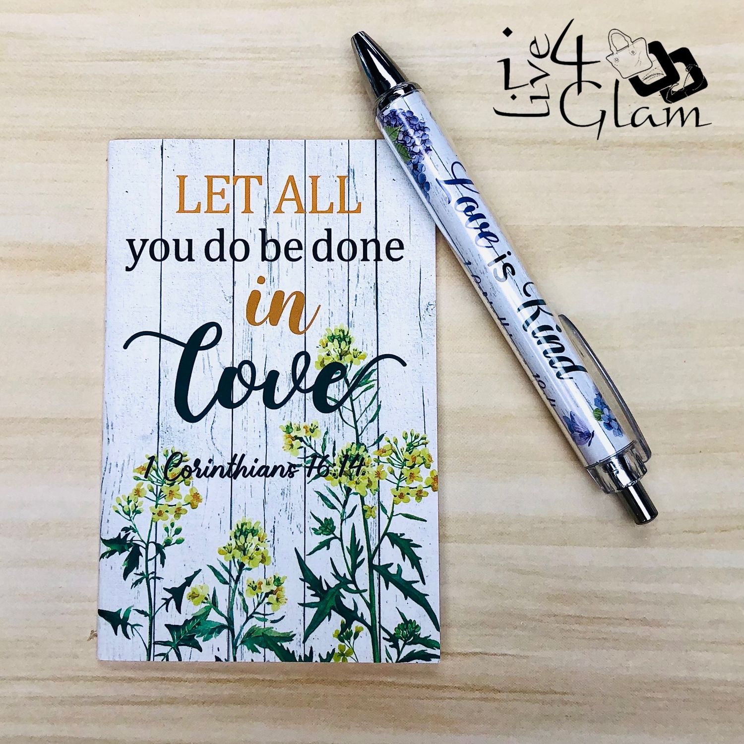 Inspirational Bible Notebook &amp; Pen Set, Style: Style 12