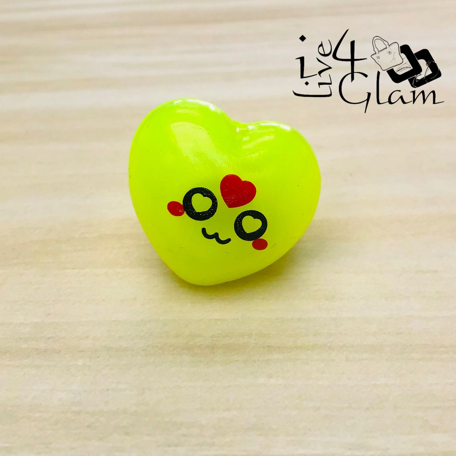 LED Light-Up Ring, Color: Yellow/Green