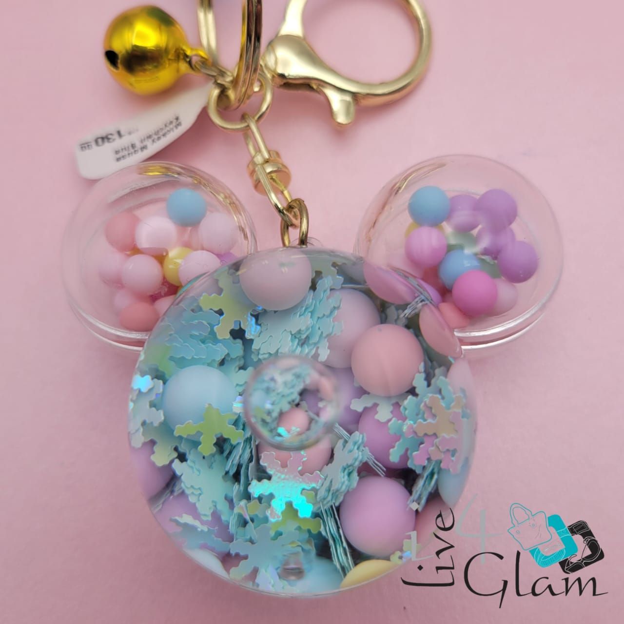 Mickey Mouse Keychain, Color: Blue