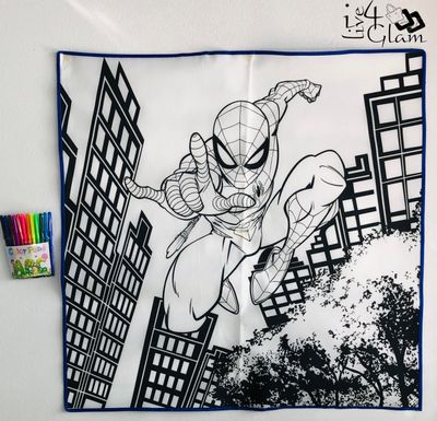 Washable Spider-Man Colouring Set