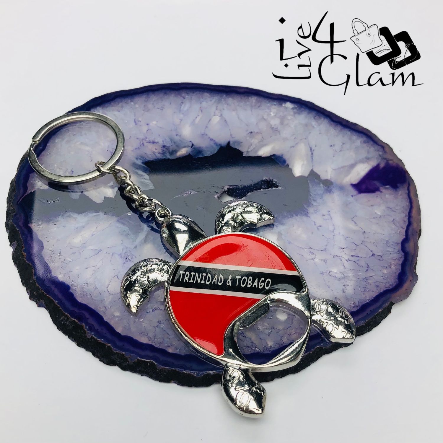 Trinidad &amp; Tobago Turtle Opener Keychain