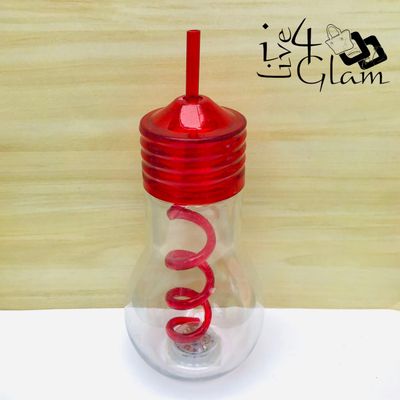 Light Up Red Bulb Shaped Cup