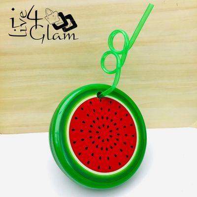 Watermelon Fruit Cup with Fancy Straw