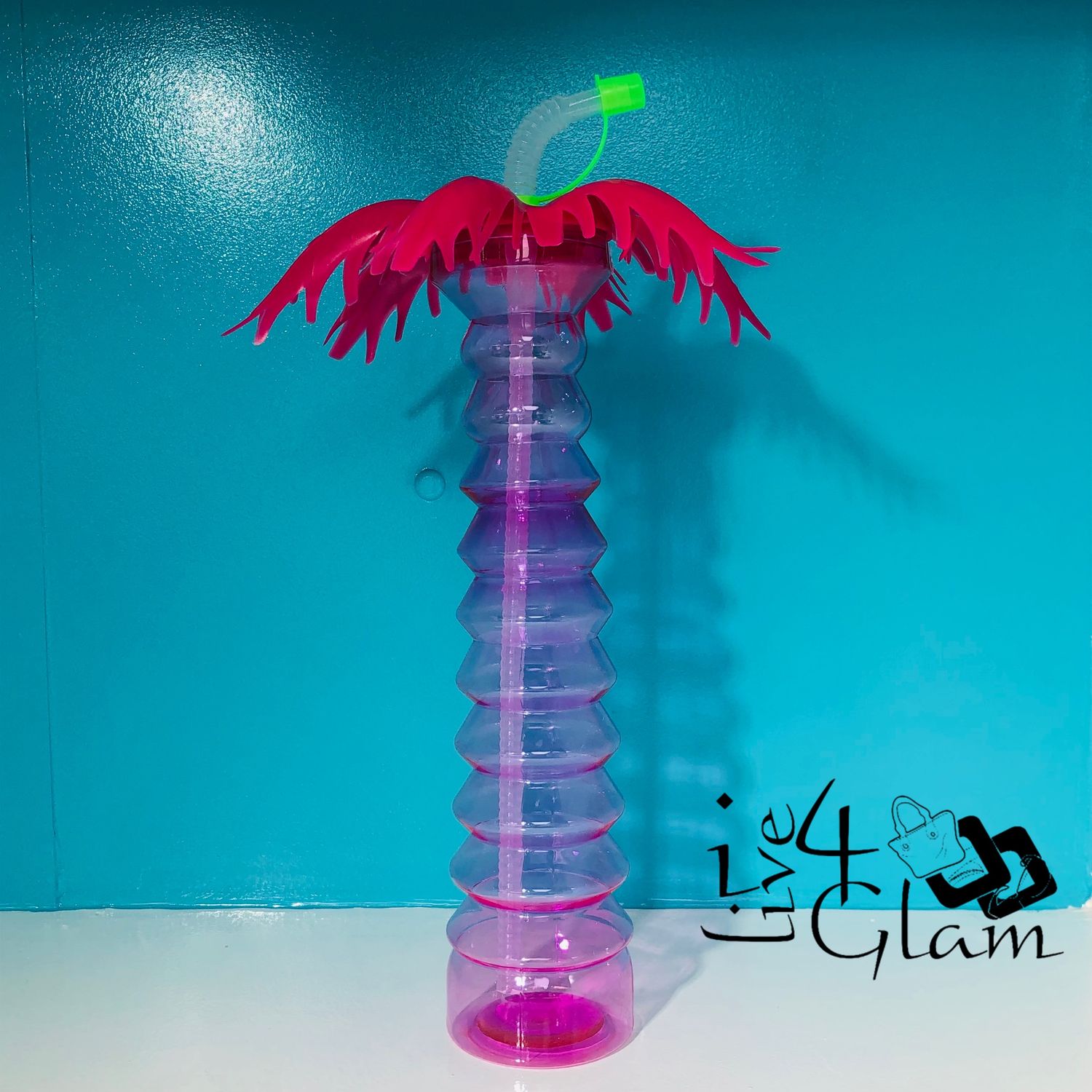 Palm Tree Cup Pink