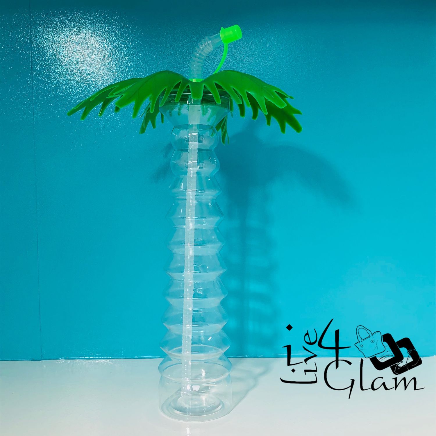 Palm Tree Cup Clear