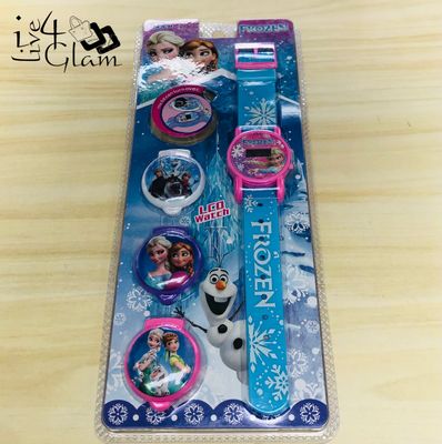 Frozen Kid&#39;s LCD Watch with Changeable Lid