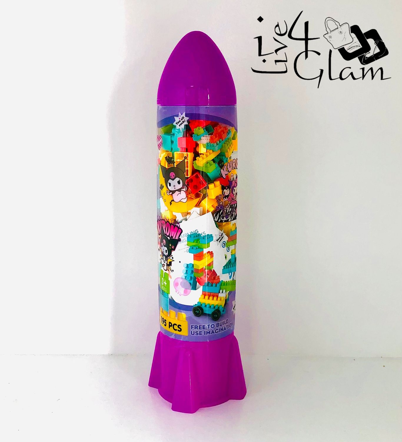 Rocket Building Blocks Purple