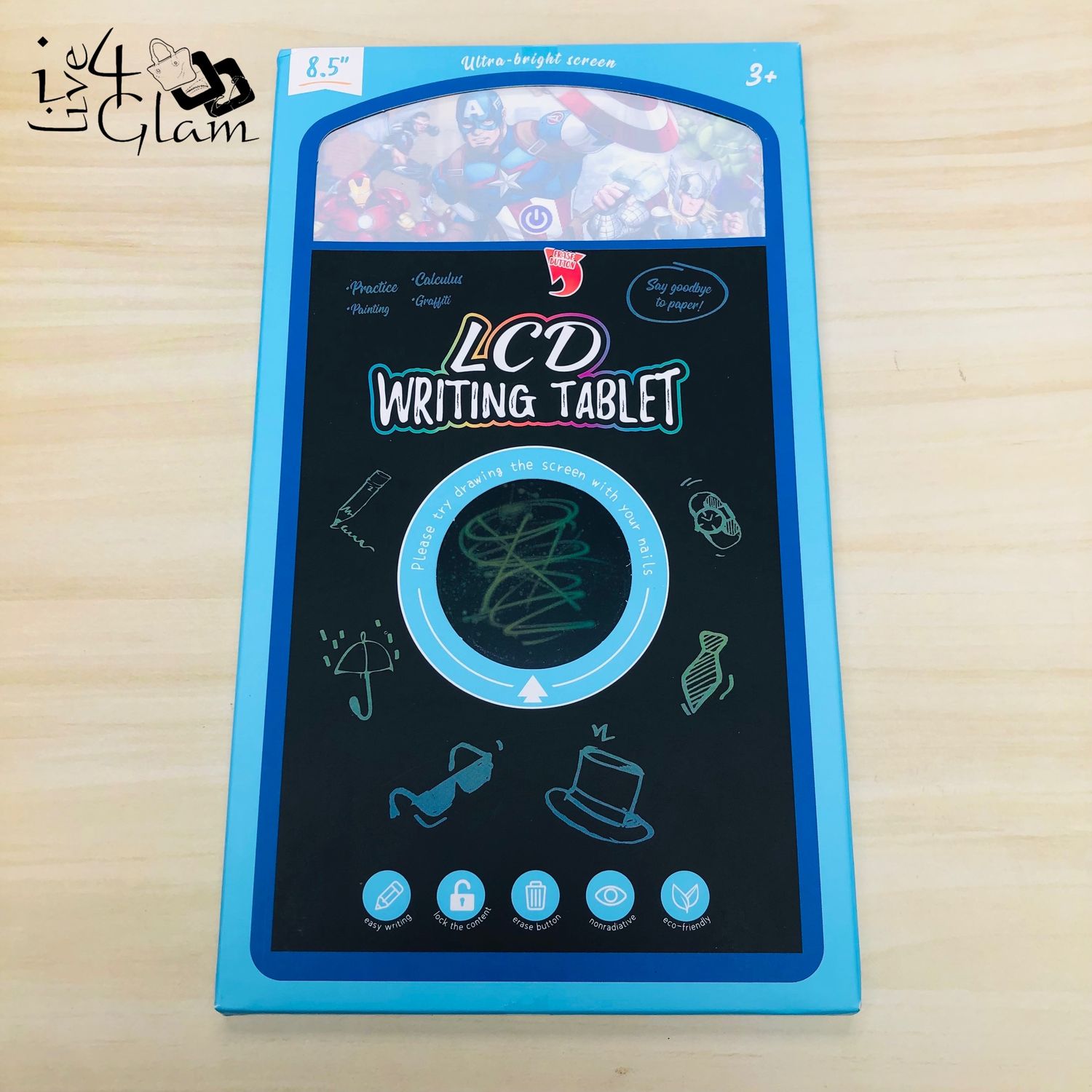 LCD Writing Tablet Blue