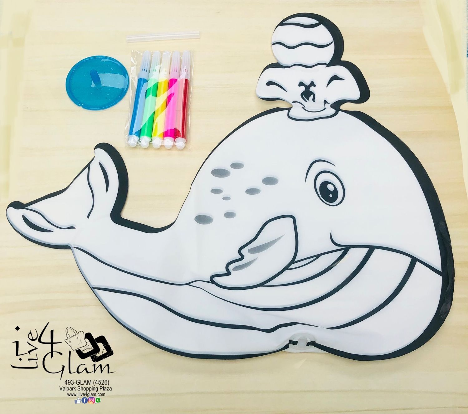 Inflatable Paint Toy Whale