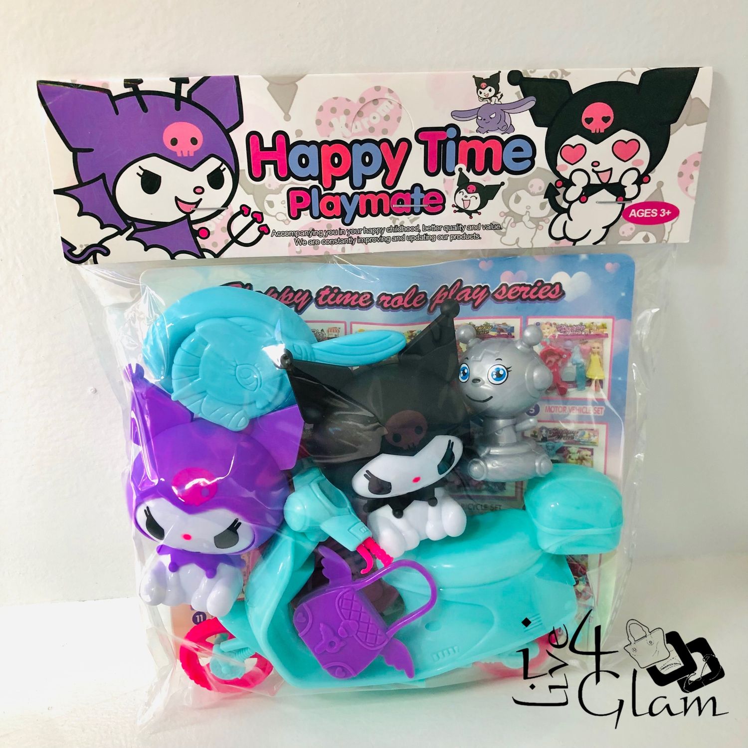 Kuromi Play Set Teal Scooter