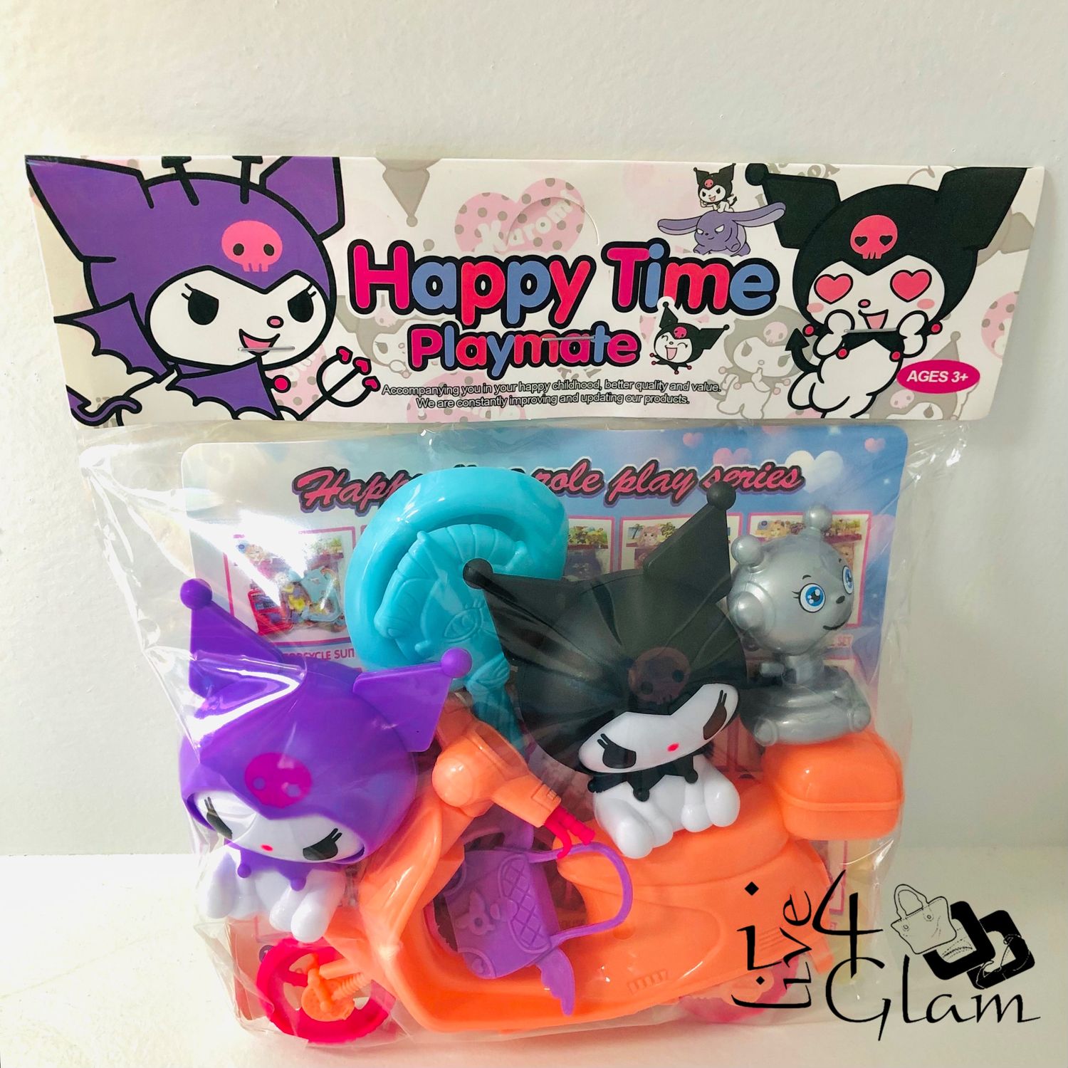 Kuromi Play Set Orange Scooter