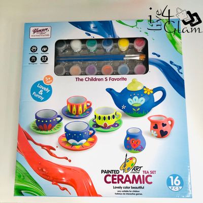 Ceramic Tea Paint Set