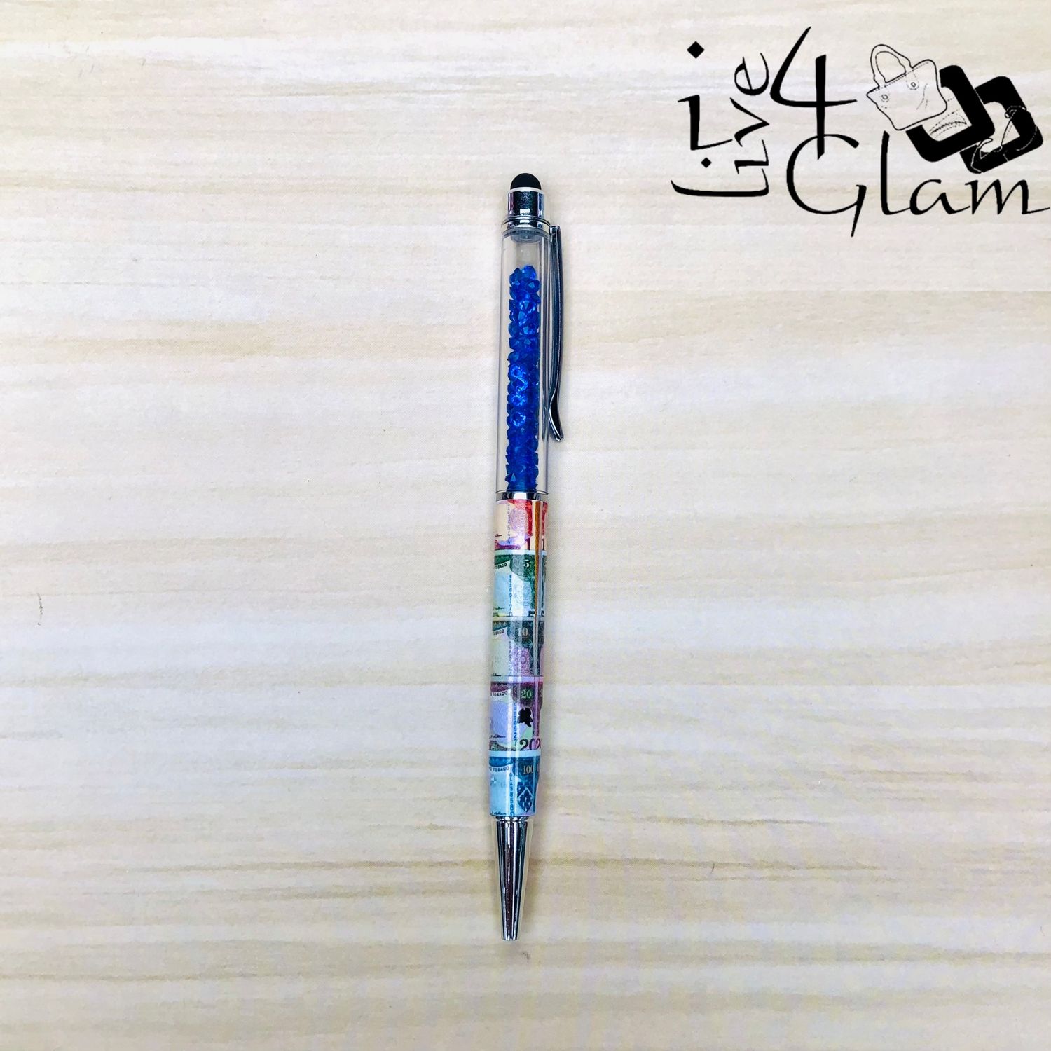 Trinidad and Tobago Crystal  Pen, Style: Money