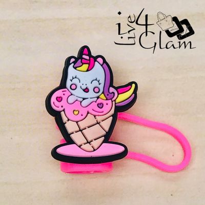 Pink Unicorn Ice Cream Large Straw Cover